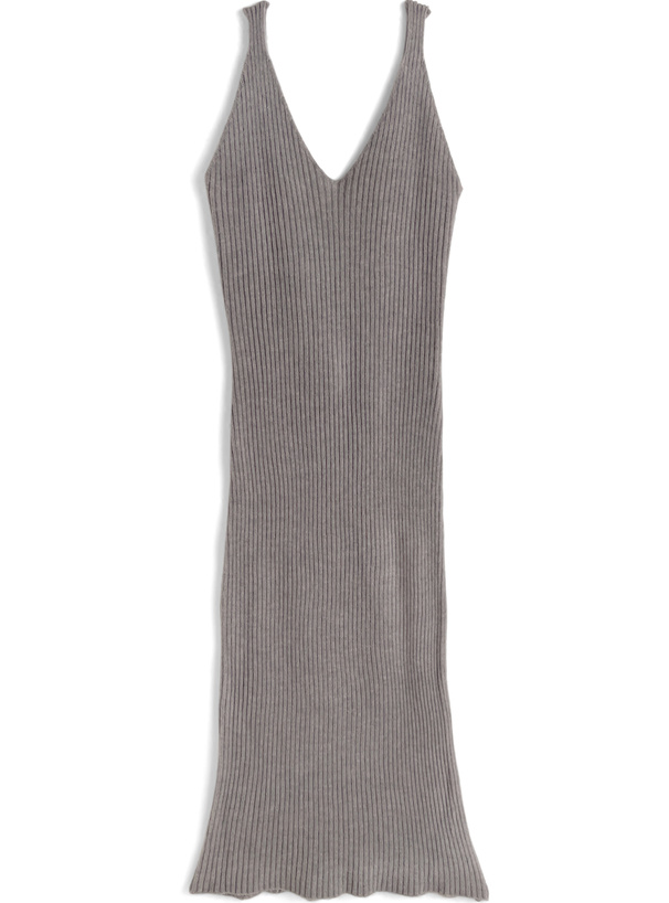 クロスデザインボレロ×キャミソールワンピースリブニットセットアップ