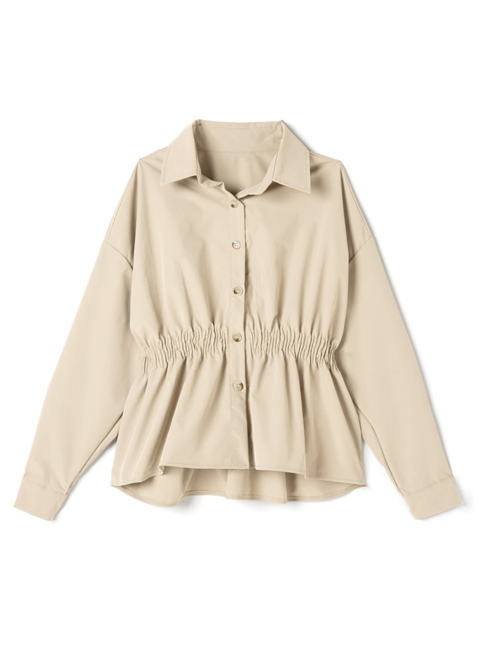 ウエストシャーリングシャツ