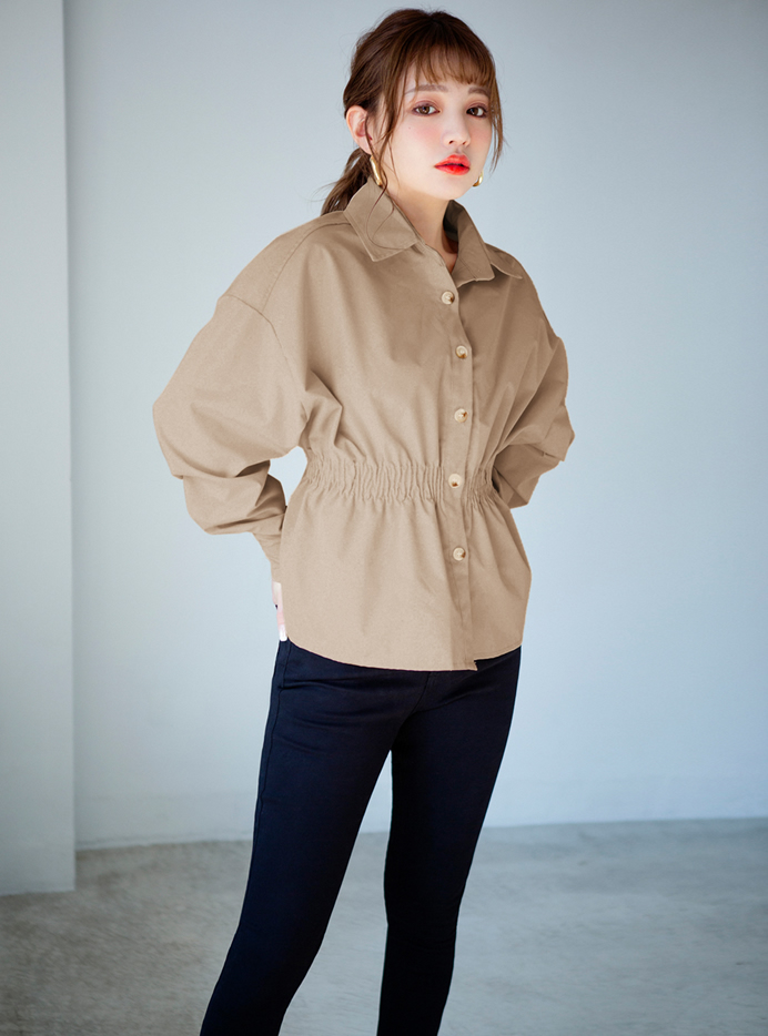 ウエストシャーリングシャツ