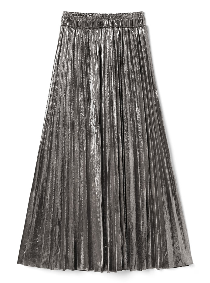 メタリックプリーツスカート Ac1649 レディースファッション通販のグレイル Grl 公式