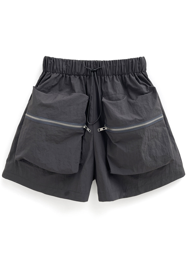 ポケットファスナーショートパンツ