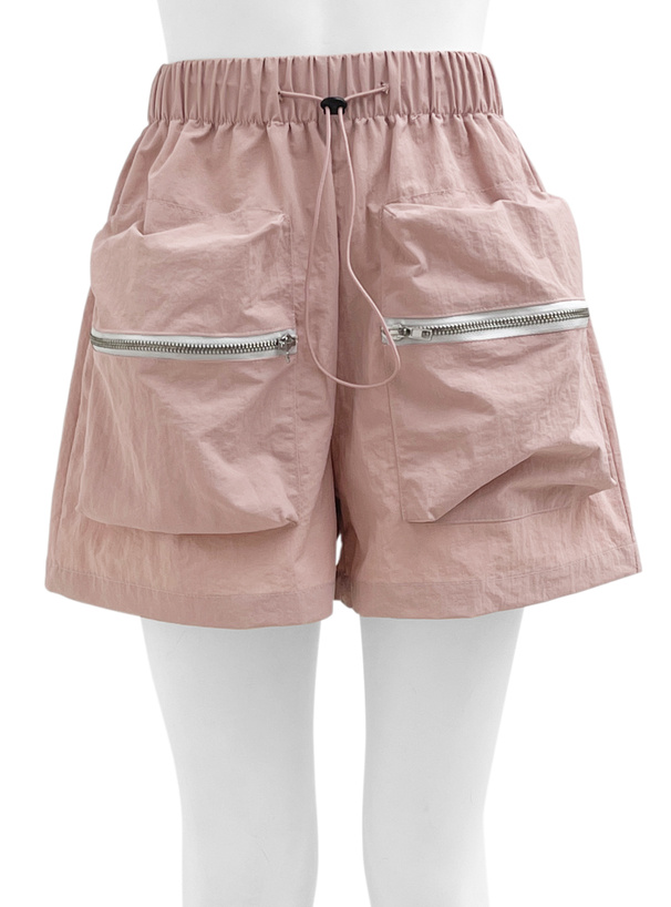 ポケットファスナーショートパンツ