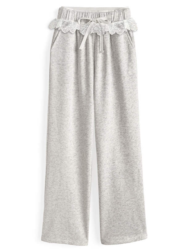 ウエストレースワイドパンツ