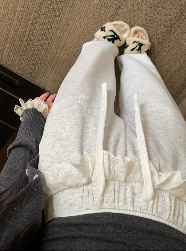 ウエストレースワイドパンツ