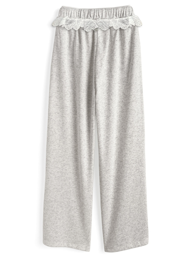 ウエストレースワイドパンツ