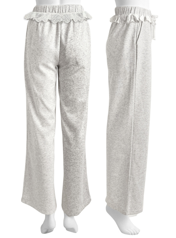 ウエストレースワイドパンツ