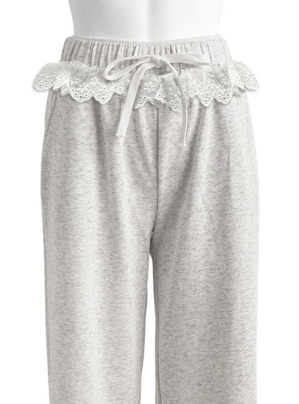 ウエストレースワイドパンツ