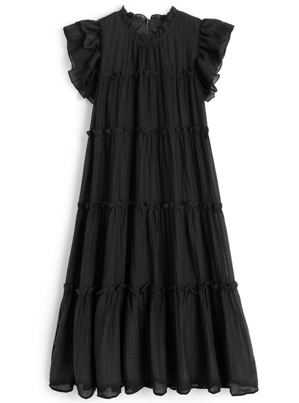 専用　タグ付き✨isabel marant シアー フレアワンピース フリル 1.jpg