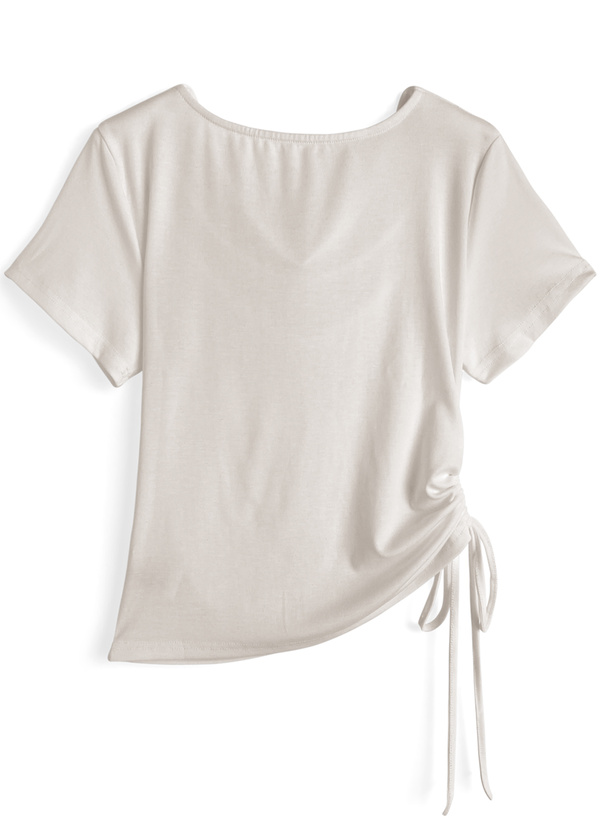 ドレープドロストトップス