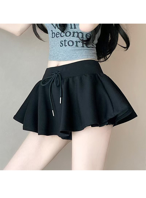 インパン付きフリルミニスカート