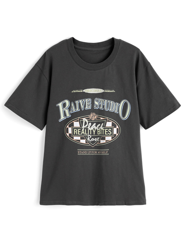 ヴィンテージロゴドプリントTシャツ