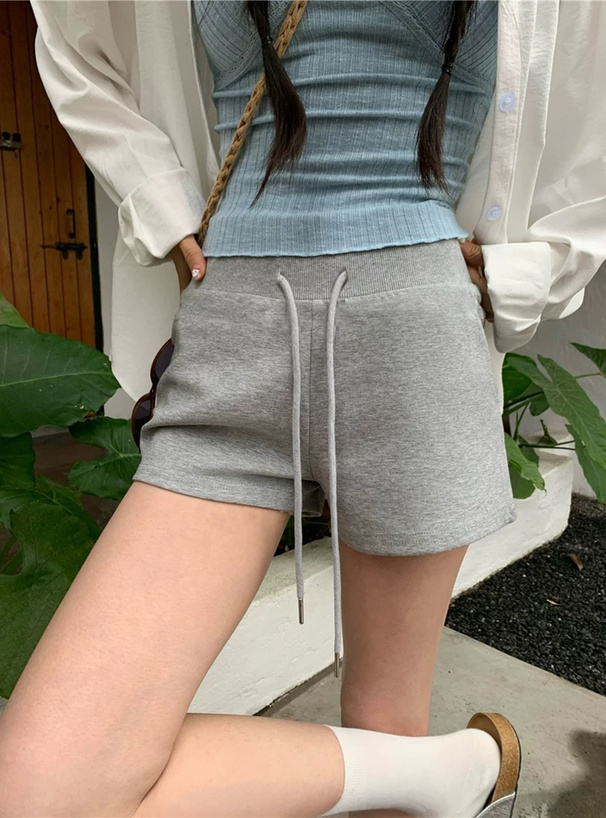 ウエストリブショートパンツ[ac2619] | レディースファッション通販の