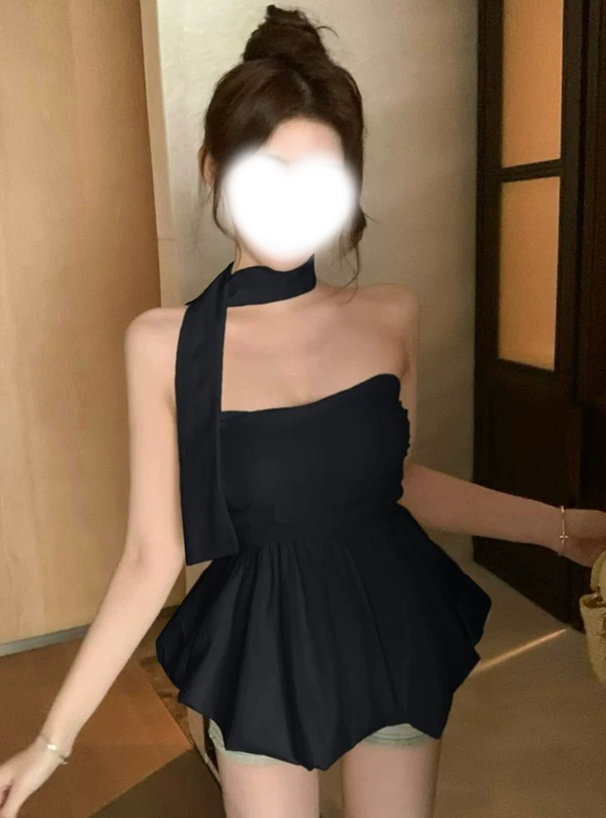 3Wayリボンバルーンペプラムベアトップ