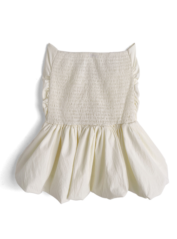 3Wayリボンバルーンペプラムベアトップ