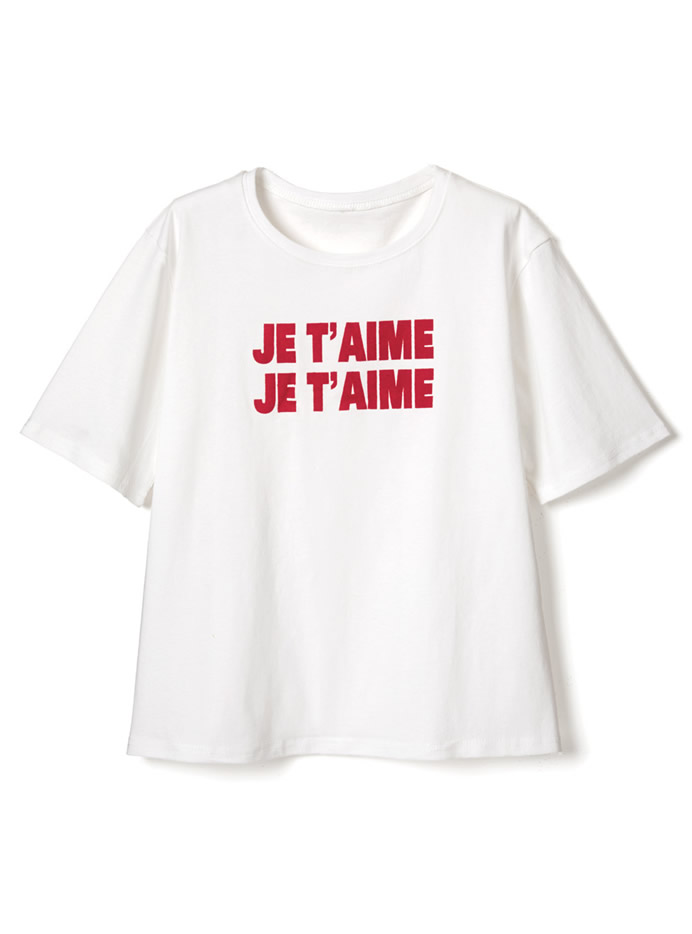 JE T’AIMEロゴTシャツ