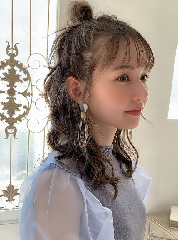 ゴールドプレート×サークルピアス