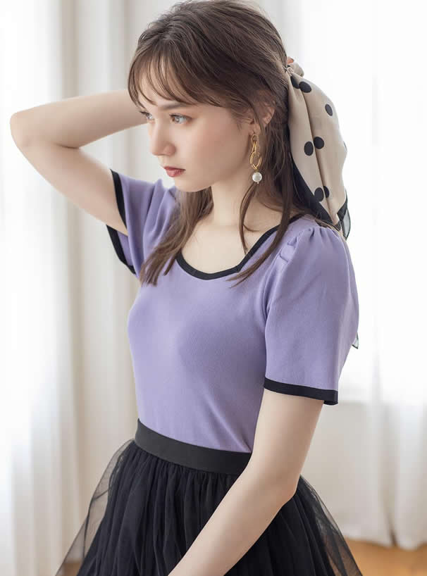 パールミックスパーツデザインピアス