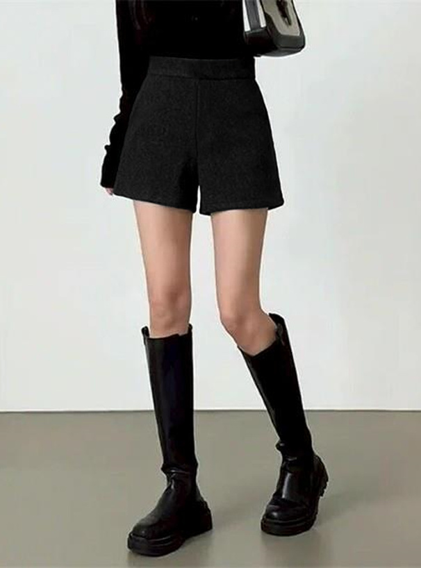 ハイウエストショートパンツ