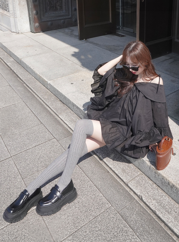 2Wayオフショルシャツミニワンピース