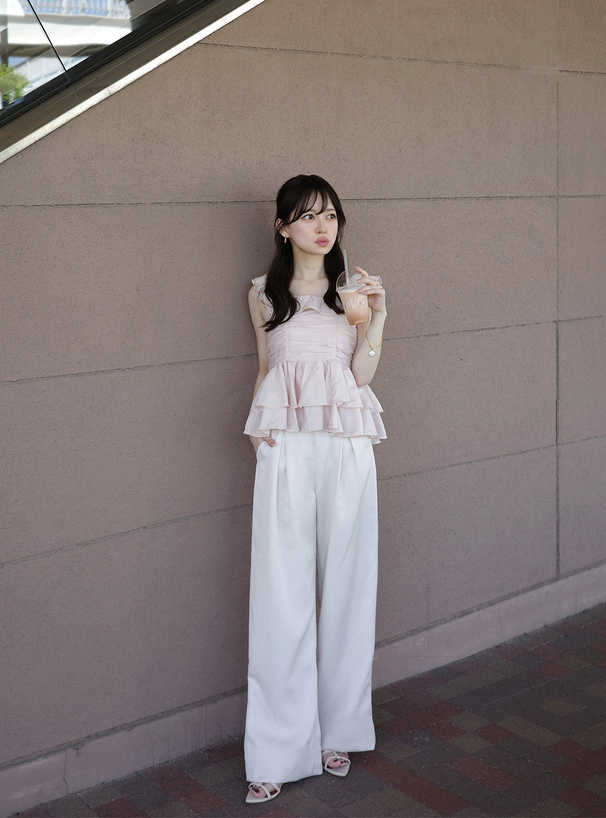 8YARDS 完売品 レディース ダブルタックショーツ ホワイト