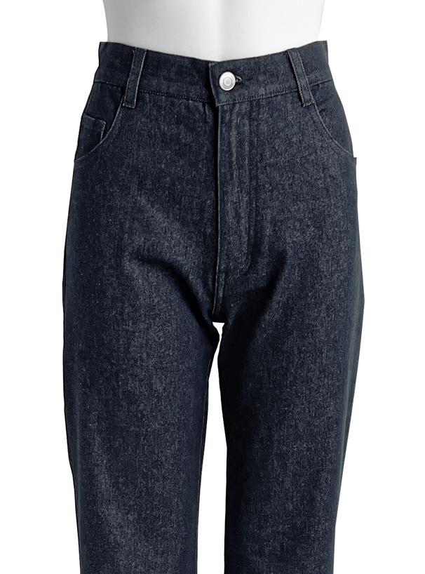 セミフレアデニムパンツ