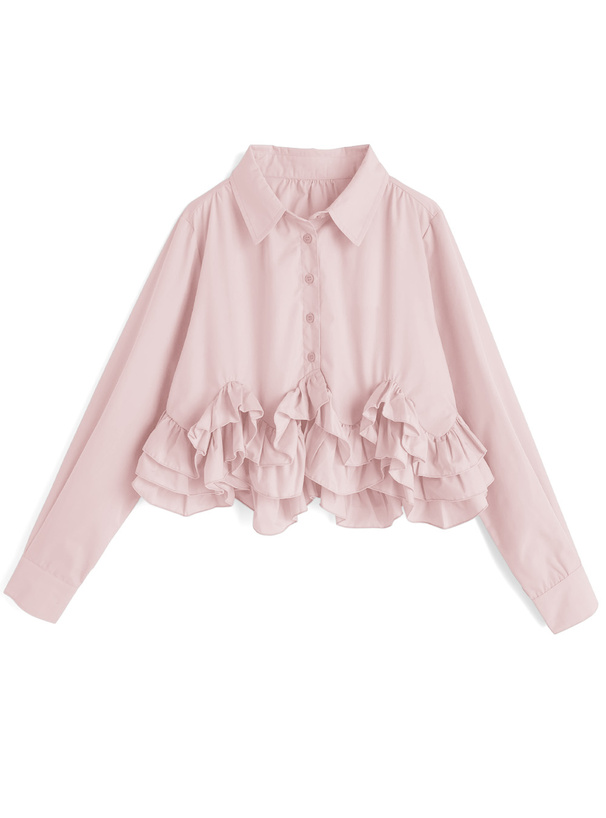 フリルブラウス