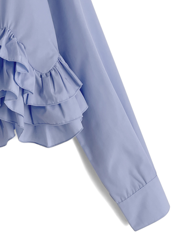 フリルブラウス