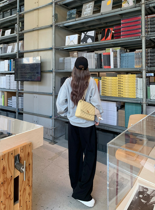 センタープレスタックワイドパンツ[ai209] | レディースファッション