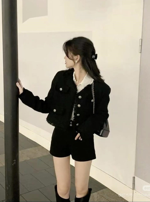 ハイウエストショートパンツ