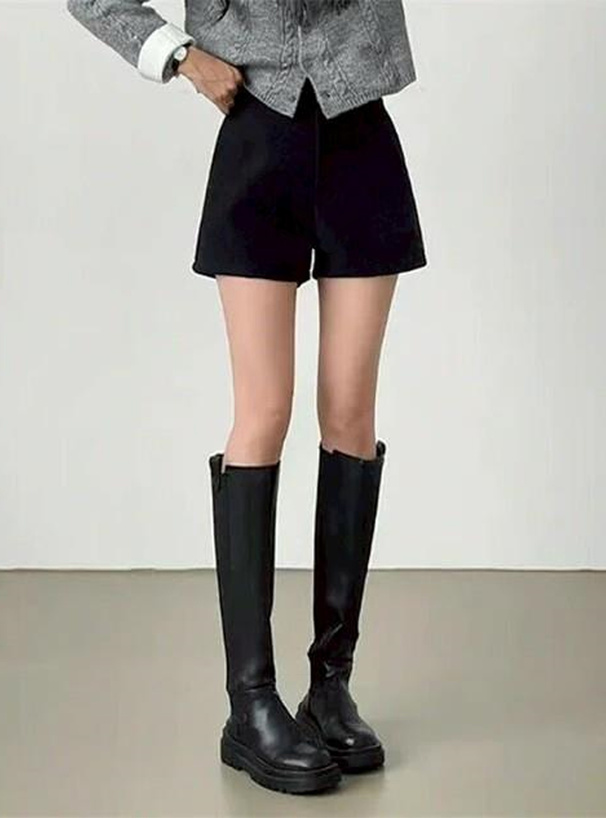 ハイウエストショートパンツ