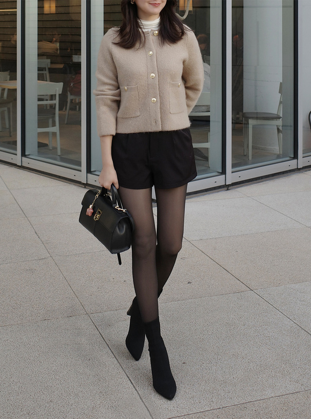 ハイウエストショートパンツ