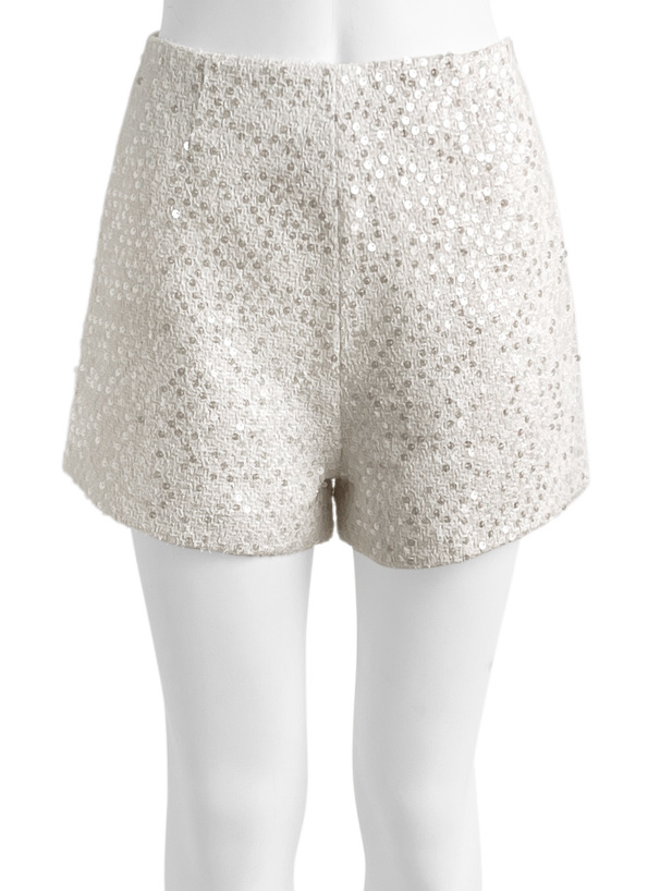 スパンコールツイードショートパンツ[ai220] | レディースファッション