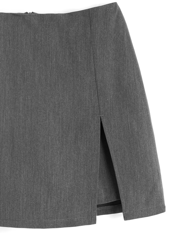 インパン付きスリットミニスカート