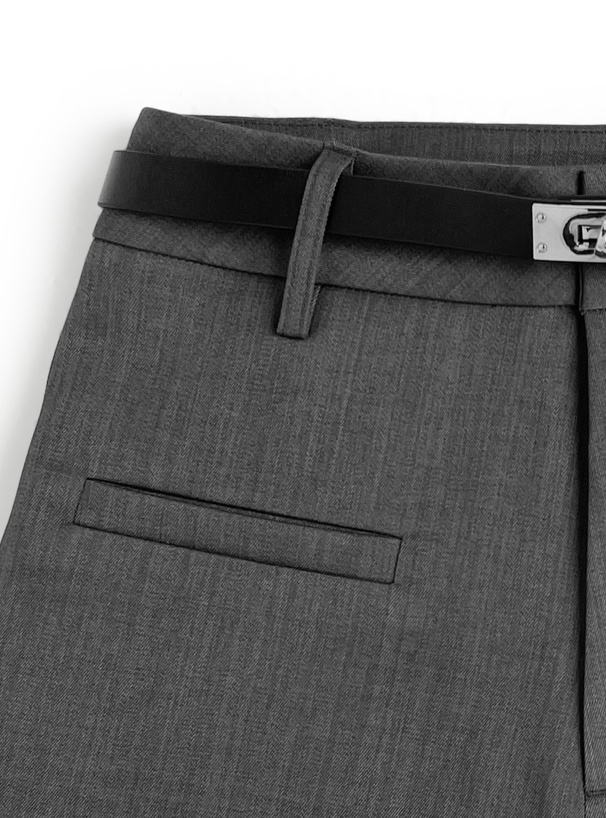 ベルト付きハイウエストショートパンツ[ai237] | レディース