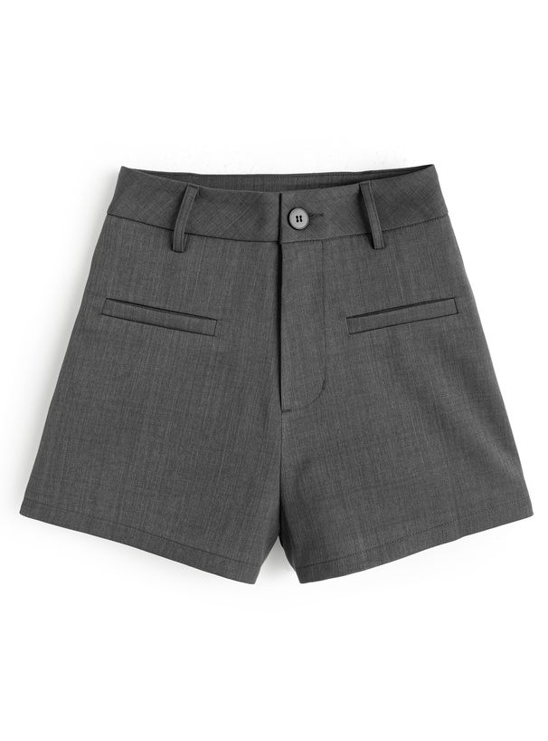 ベルト付きハイウエストショートパンツ[ai237] | レディース