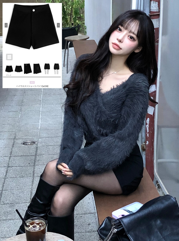 ジバンシー ショートパンツ ロゴ パイル 黒 ブランド パジャマ レディース ハイウエストショートパンツ[ai238] | レディースファッション通販の