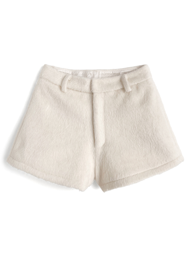シャギーショートパンツ