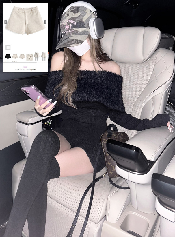 シャギーショートパンツ