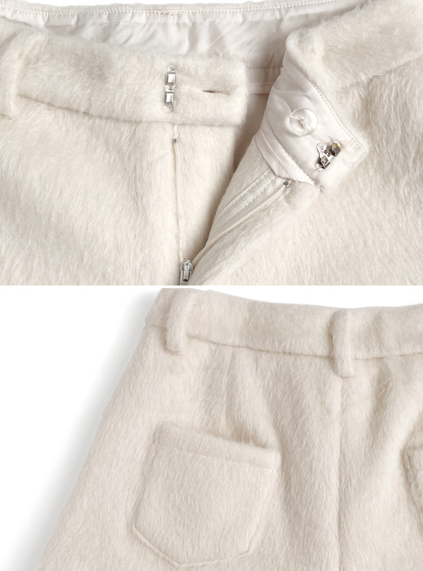 0 12/21まで】POPPY キルティング ショートパンツ ホワイト PG