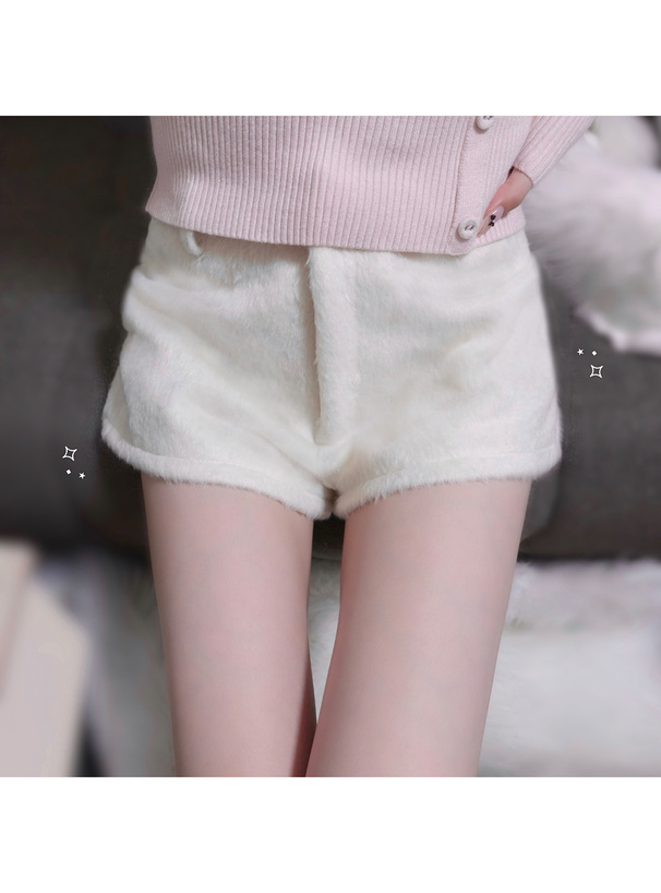 シャギーショートパンツ