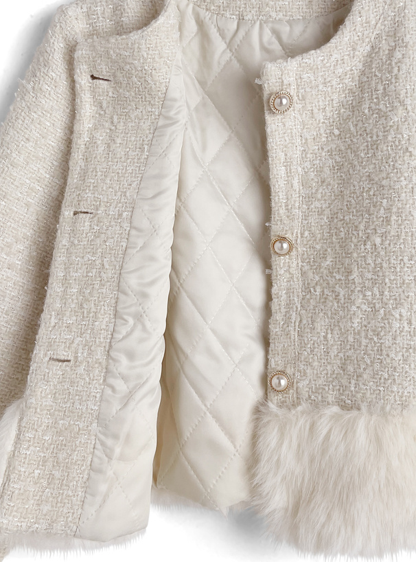 ファードッキングラメツイードジャケット[ai243] | レディース