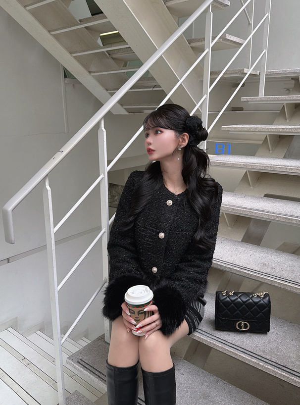 ファードッキングラメツイードジャケット[ai243] | レディース