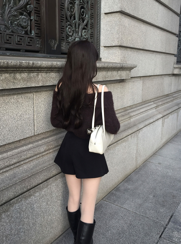 ベルトプリーツキュロット