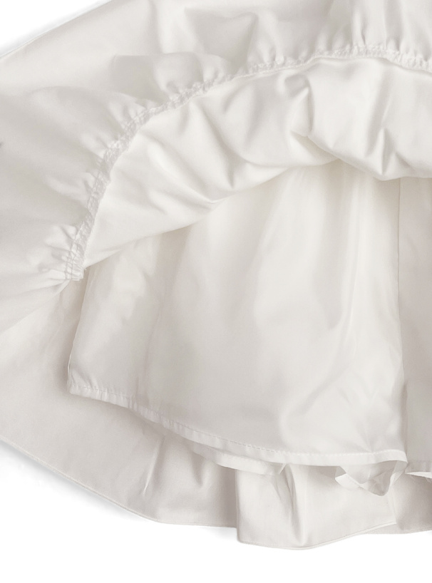 インパン裏地付きレースティアードミニスカート