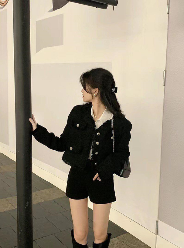 ハイウエストショートパンツ