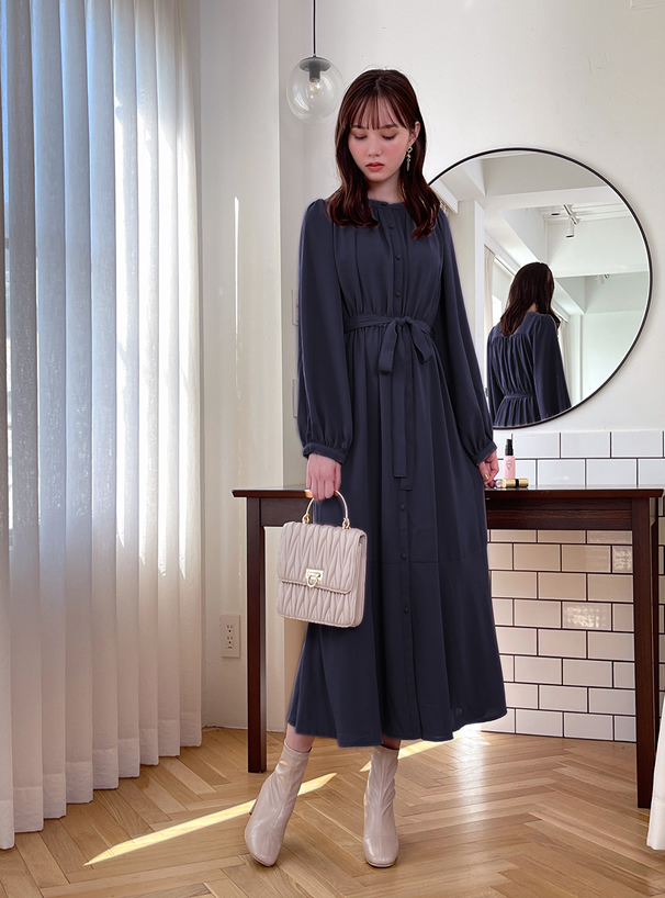 袖2wayリボンベルト付きフレアワンピース Al118 レディースファッション通販のグレイル Grl 公式
