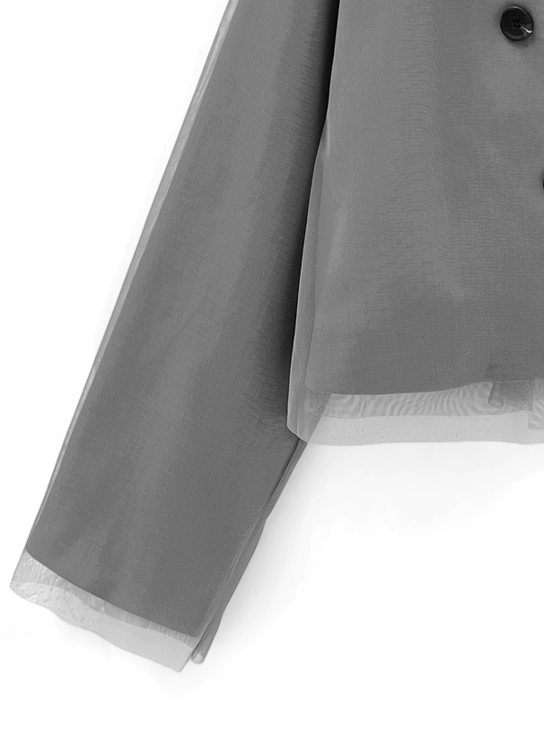 チュールドッキングテーラードジャケット[al272] | レディース