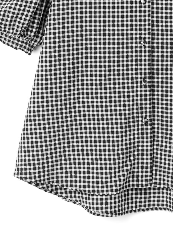 フリルビッグカラーギンガムチェックシャツ Al28a レディースファッション通販のグレイル Grl 公式