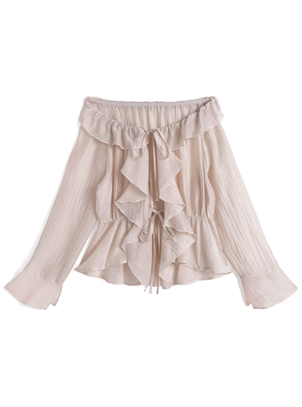 2Wayラッフルフリルシアートップス[al291a]