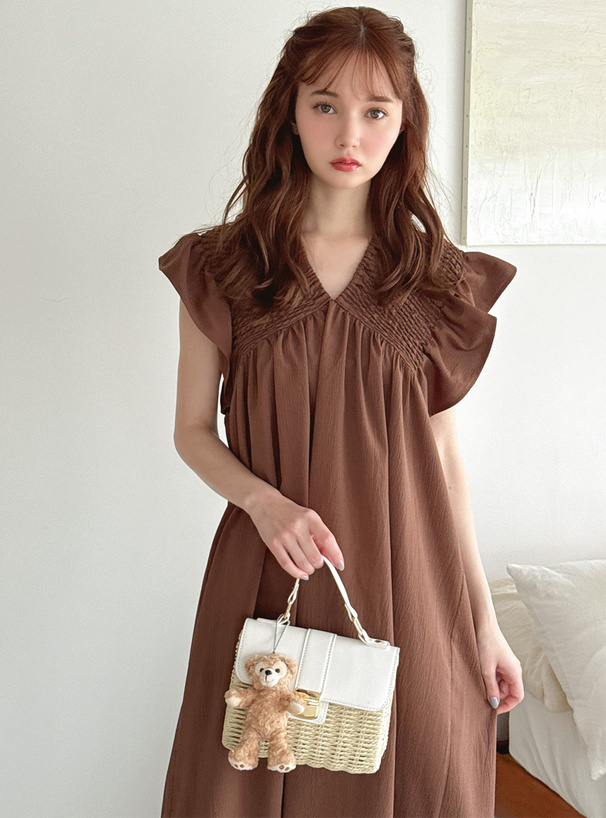 【 激レア☆ 】 シャネル　ロングワンピース　ニット　プリーツ　フリル　2way 激レア☆ 】 シャネル ロングワンピース ニット プリーツ フリル